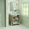 James Martin Vanities 30'' Single Vanity, Whitewashed Oak w/ 3 CM Victorian Silver Quartz Top 330-V30-WWO-3VSL - alternate 3